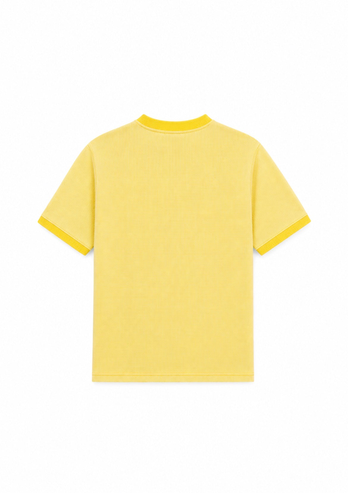 Rare Ones Boys Yellow Cotton Solid T-Shirt